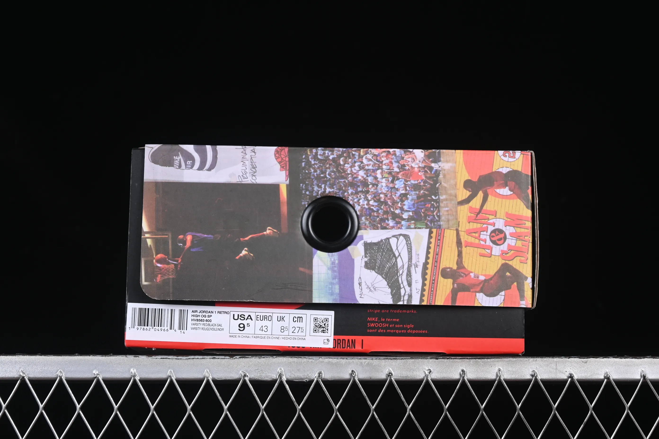 All categories Air Jordan Jordan series basketball shoes Air Jordan 1 High OG version Union x Air Jordan 1 Retro High AJ1 Joe 1 Shadow Chicago high-top basketball shoes HV8563-600